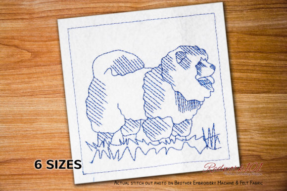 Chow Chow Dog: A Designer's Review for Personalized Gift Embroidery