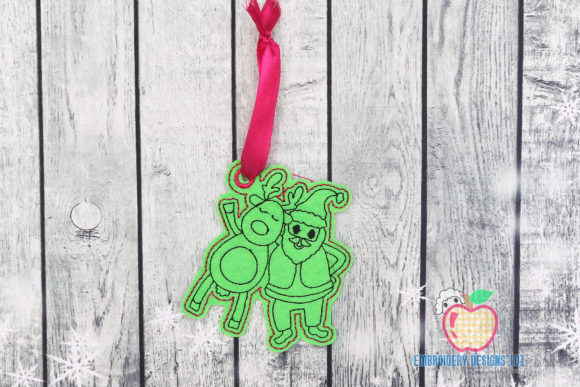 Cute Dancing Santa Claus with Reindeer: A Design Review for Small Business Merch