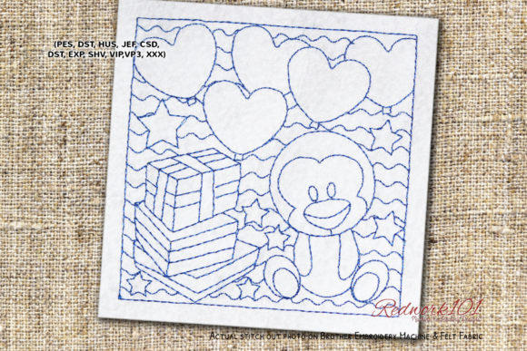 Happy Birthday Baby Card Redwork: A Designer Review