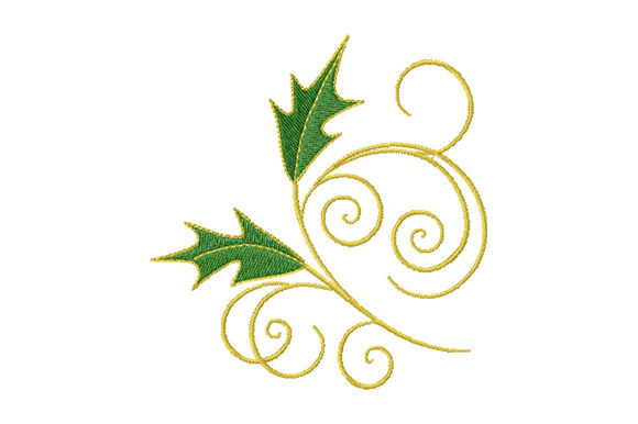 Holly Leaves with Golden Curls: A Seller's Review