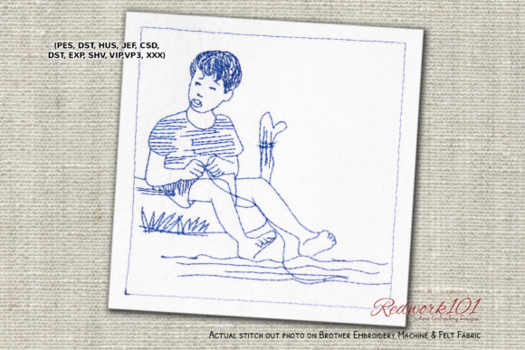 No Fishing Today Bluework: Seller's Review