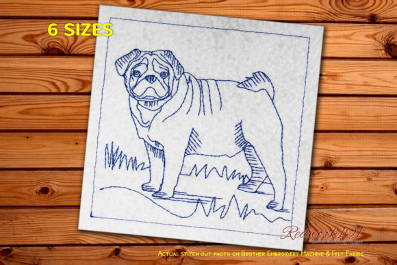 Pug Dog Lineart: A Designer’s Review for Personalized Gifts