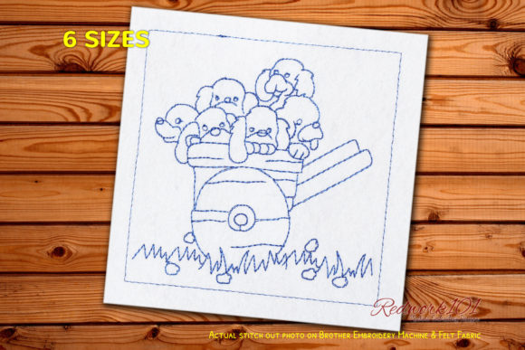Puppies in Trolley Lineart Design – A Hands-On Review