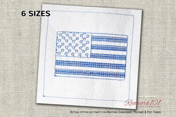 United States of America Redwork: Holiday Embroidery Review